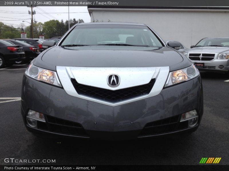 Polished Metal Metallic / Taupe/Ebony 2009 Acura TL 3.7 SH-AWD