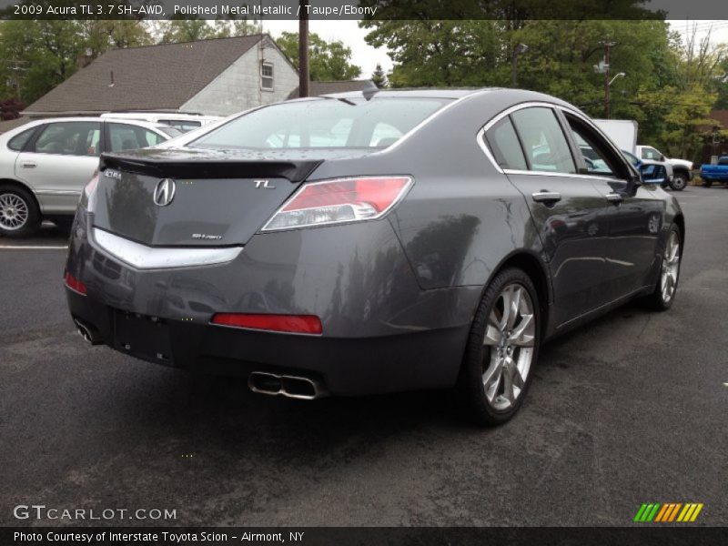 Polished Metal Metallic / Taupe/Ebony 2009 Acura TL 3.7 SH-AWD