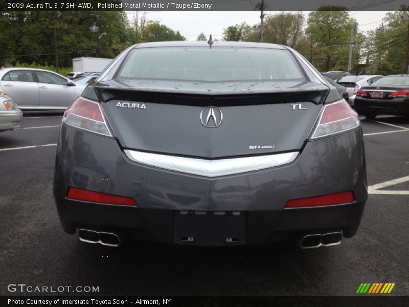 Polished Metal Metallic / Taupe/Ebony 2009 Acura TL 3.7 SH-AWD