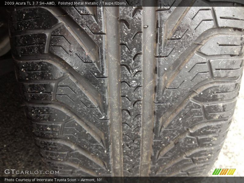 Polished Metal Metallic / Taupe/Ebony 2009 Acura TL 3.7 SH-AWD