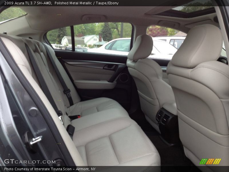 Polished Metal Metallic / Taupe/Ebony 2009 Acura TL 3.7 SH-AWD