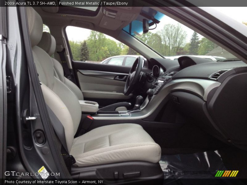Polished Metal Metallic / Taupe/Ebony 2009 Acura TL 3.7 SH-AWD