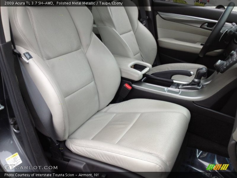 Polished Metal Metallic / Taupe/Ebony 2009 Acura TL 3.7 SH-AWD