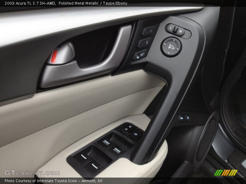 Polished Metal Metallic / Taupe/Ebony 2009 Acura TL 3.7 SH-AWD