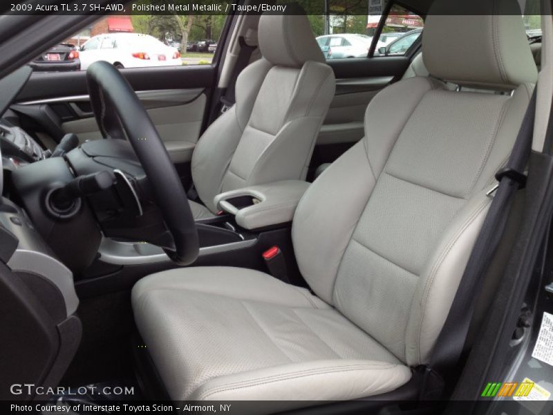 Polished Metal Metallic / Taupe/Ebony 2009 Acura TL 3.7 SH-AWD