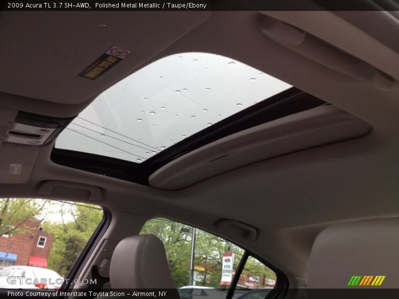 Polished Metal Metallic / Taupe/Ebony 2009 Acura TL 3.7 SH-AWD