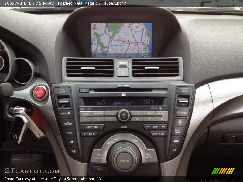 Polished Metal Metallic / Taupe/Ebony 2009 Acura TL 3.7 SH-AWD