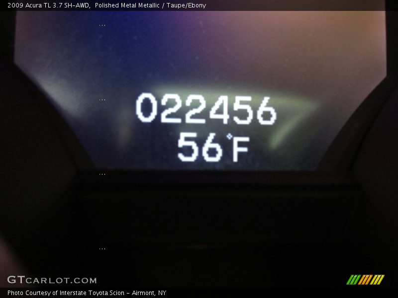 Polished Metal Metallic / Taupe/Ebony 2009 Acura TL 3.7 SH-AWD