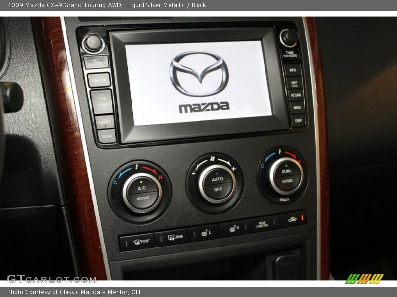Liquid Silver Metallic / Black 2009 Mazda CX-9 Grand Touring AWD