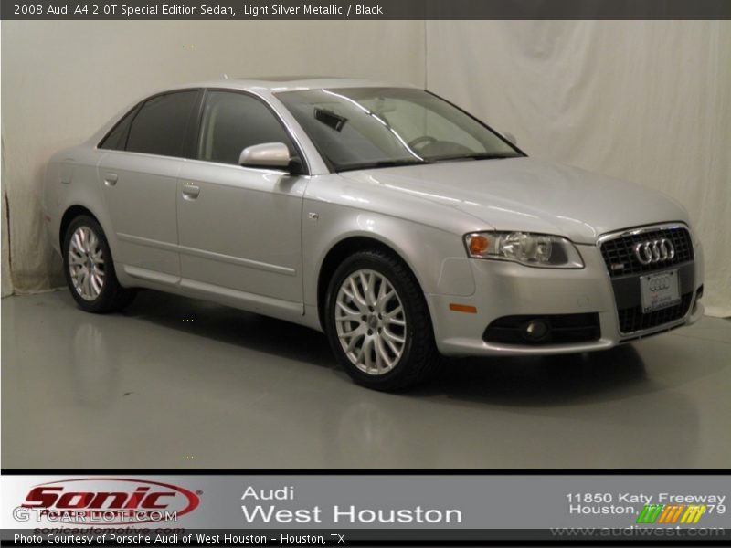 Light Silver Metallic / Black 2008 Audi A4 2.0T Special Edition Sedan