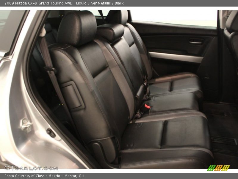 Liquid Silver Metallic / Black 2009 Mazda CX-9 Grand Touring AWD