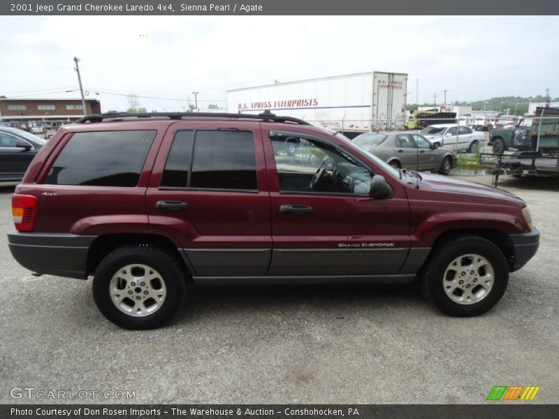 Sienna Pearl / Agate 2001 Jeep Grand Cherokee Laredo 4x4