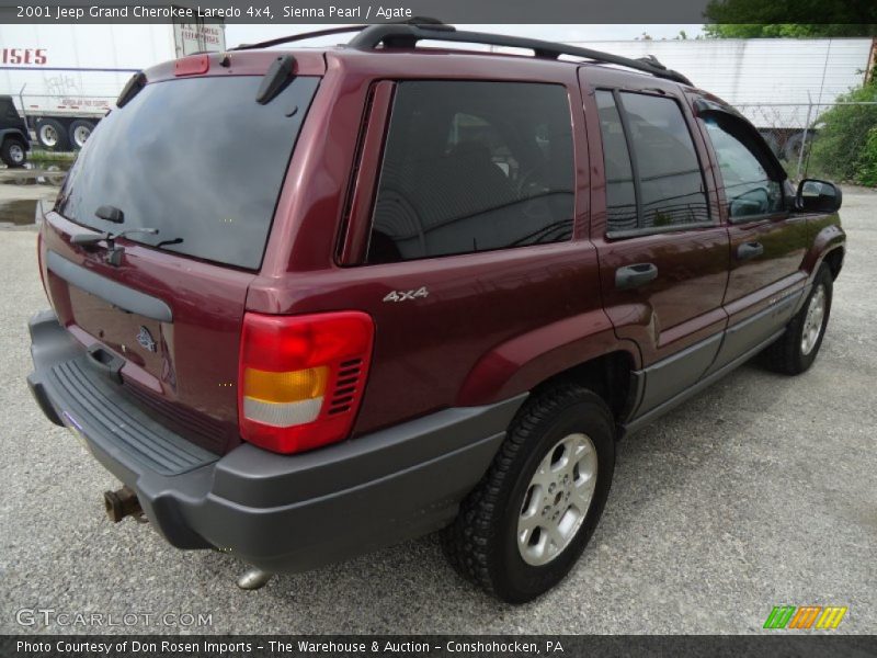 Sienna Pearl / Agate 2001 Jeep Grand Cherokee Laredo 4x4