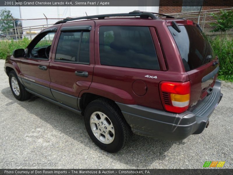 Sienna Pearl / Agate 2001 Jeep Grand Cherokee Laredo 4x4