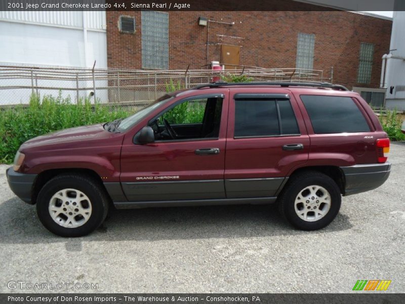 Sienna Pearl / Agate 2001 Jeep Grand Cherokee Laredo 4x4