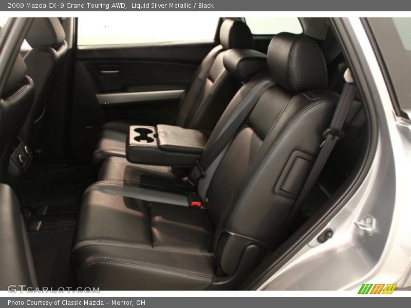 Liquid Silver Metallic / Black 2009 Mazda CX-9 Grand Touring AWD