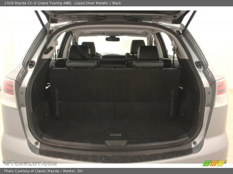 Liquid Silver Metallic / Black 2009 Mazda CX-9 Grand Touring AWD