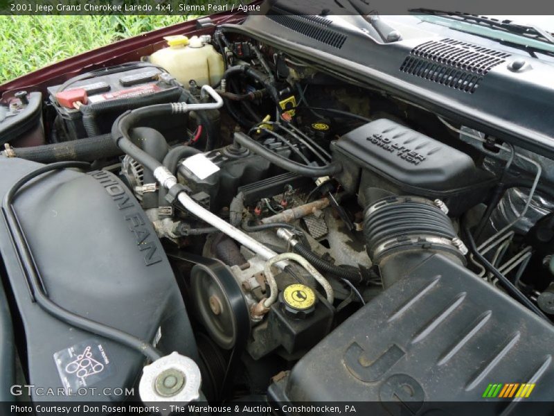 Sienna Pearl / Agate 2001 Jeep Grand Cherokee Laredo 4x4