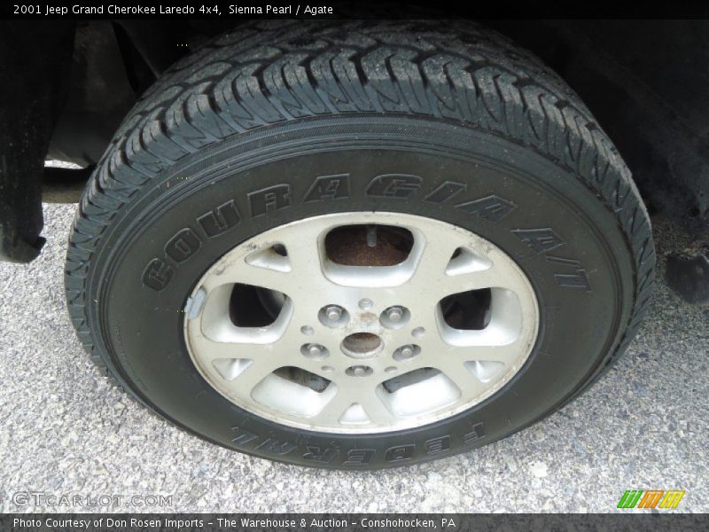 Sienna Pearl / Agate 2001 Jeep Grand Cherokee Laredo 4x4