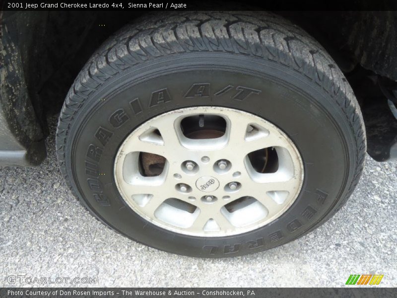 Sienna Pearl / Agate 2001 Jeep Grand Cherokee Laredo 4x4