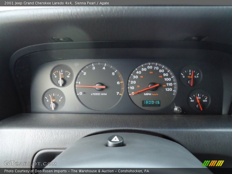 Sienna Pearl / Agate 2001 Jeep Grand Cherokee Laredo 4x4