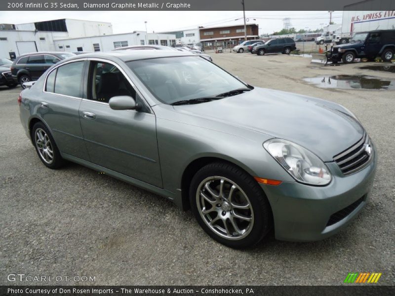 Diamond Graphite Metallic / Graphite 2006 Infiniti G 35 Sedan