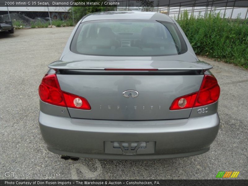 Diamond Graphite Metallic / Graphite 2006 Infiniti G 35 Sedan