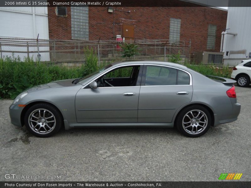Diamond Graphite Metallic / Graphite 2006 Infiniti G 35 Sedan