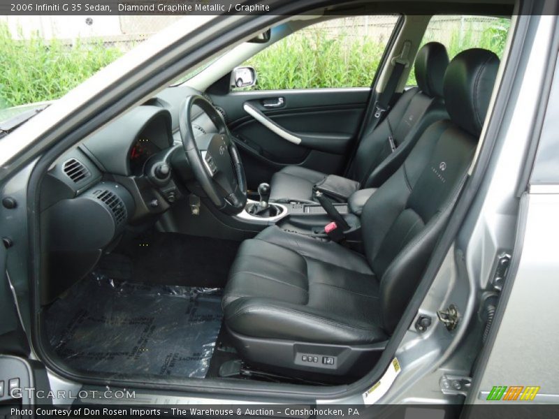  2006 G 35 Sedan Graphite Interior