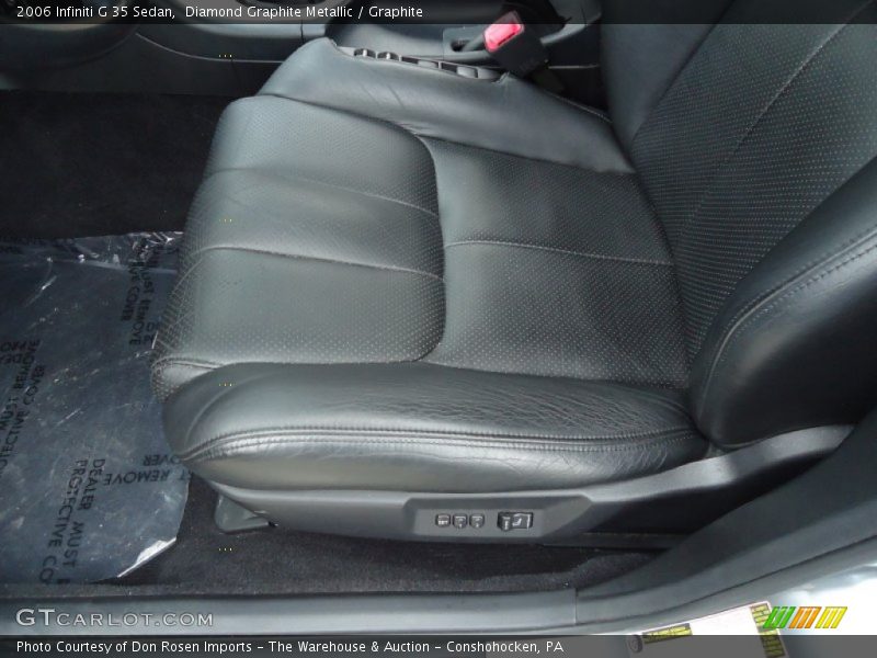 Diamond Graphite Metallic / Graphite 2006 Infiniti G 35 Sedan