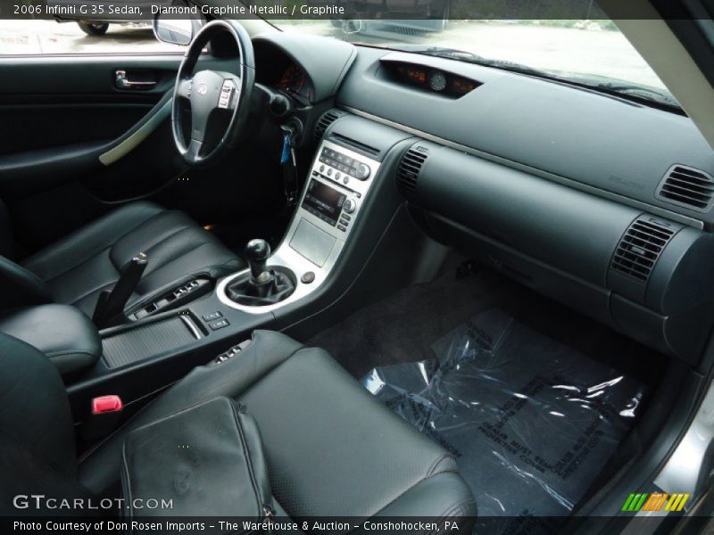  2006 G 35 Sedan Graphite Interior