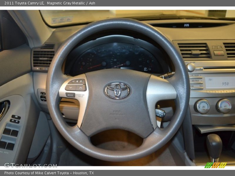 Magnetic Gray Metallic / Ash 2011 Toyota Camry LE