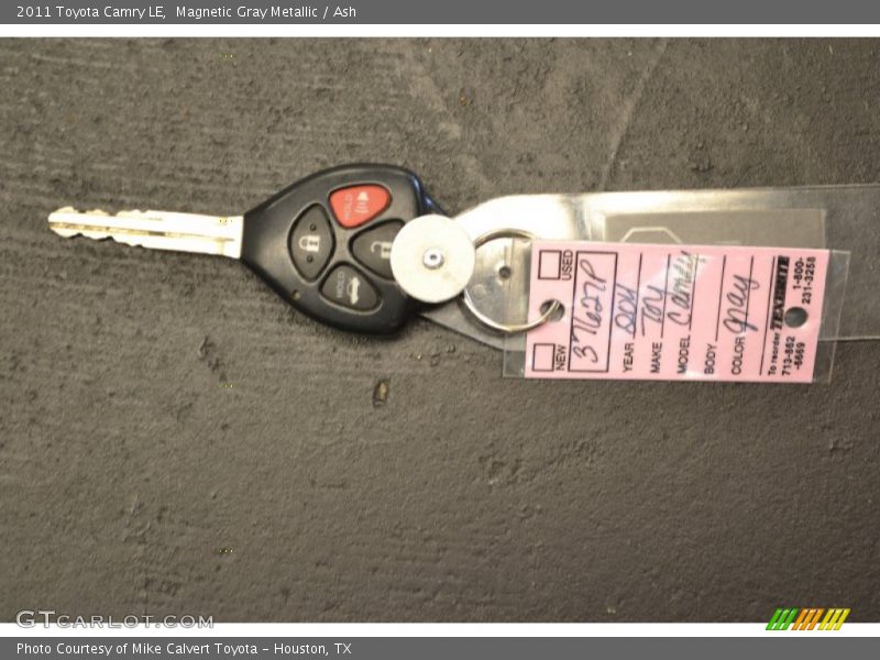 Magnetic Gray Metallic / Ash 2011 Toyota Camry LE