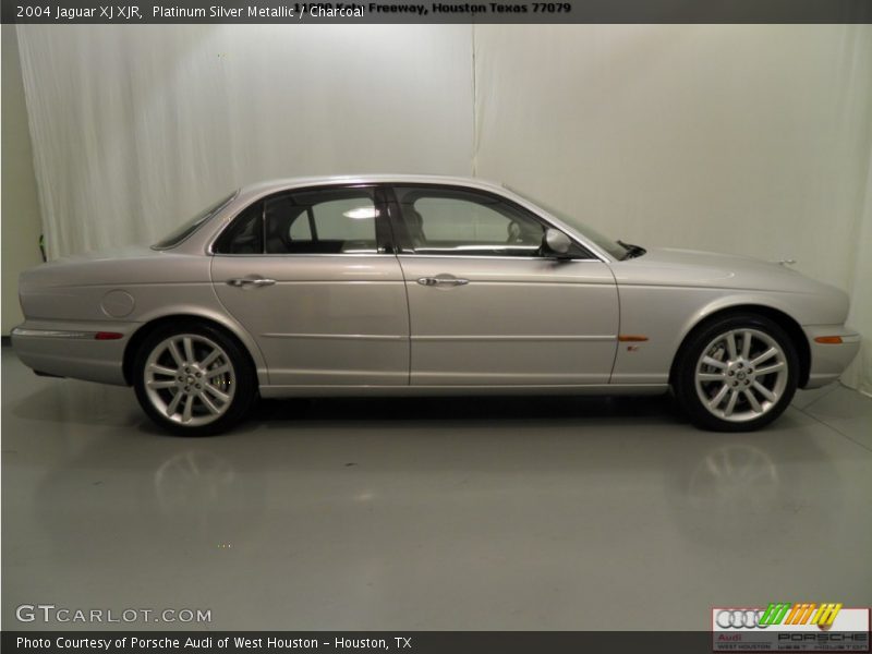 Platinum Silver Metallic / Charcoal 2004 Jaguar XJ XJR