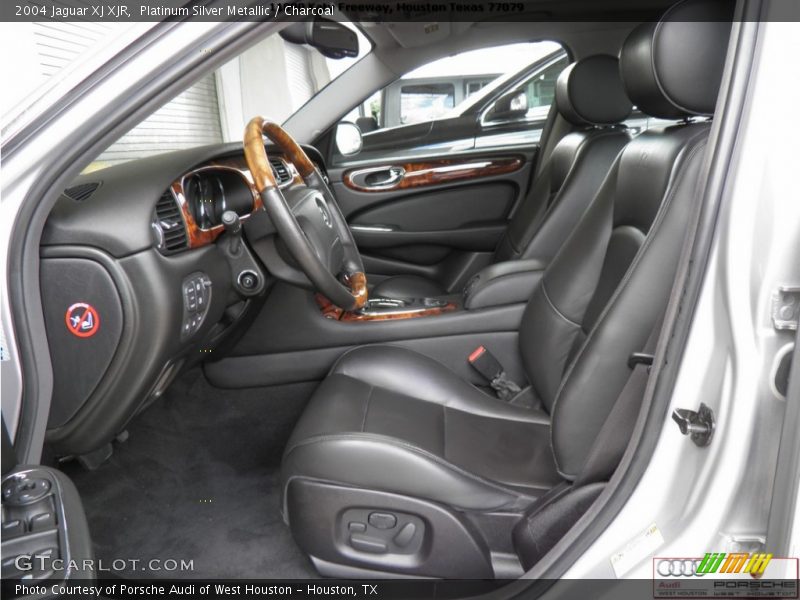 Platinum Silver Metallic / Charcoal 2004 Jaguar XJ XJR