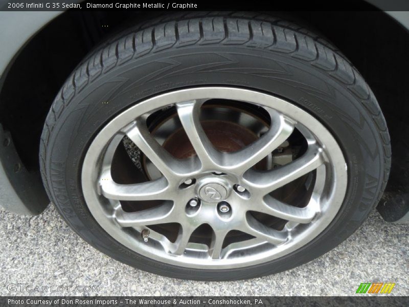 Diamond Graphite Metallic / Graphite 2006 Infiniti G 35 Sedan
