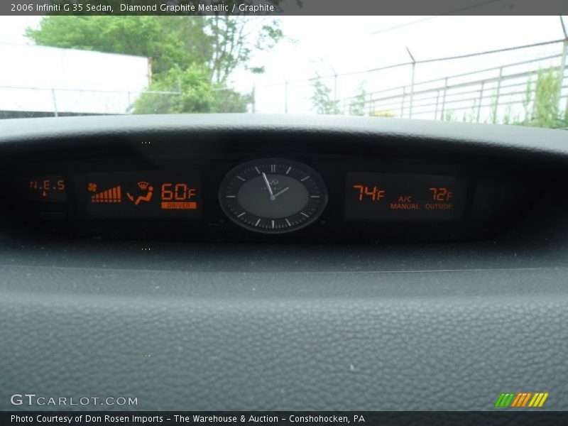 Diamond Graphite Metallic / Graphite 2006 Infiniti G 35 Sedan