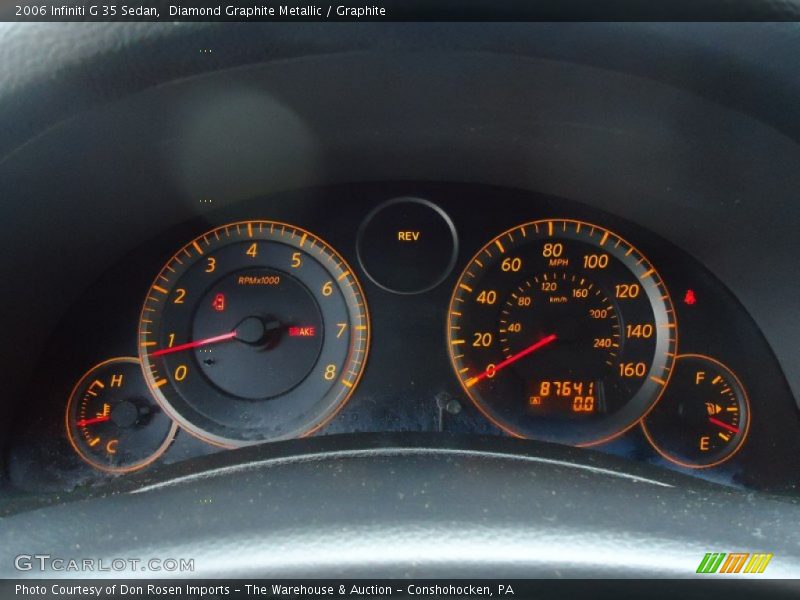  2006 G 35 Sedan 35 Sedan Gauges