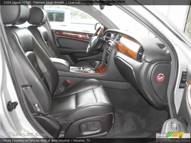 Platinum Silver Metallic / Charcoal 2004 Jaguar XJ XJR