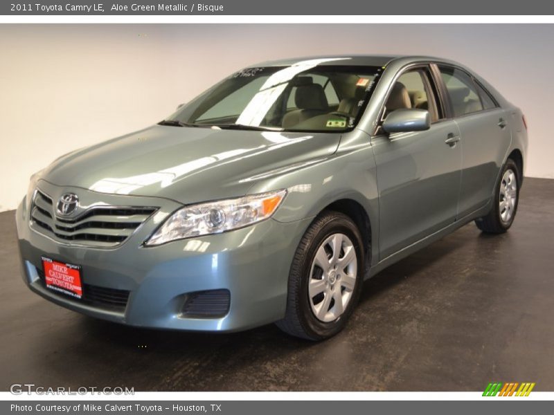Aloe Green Metallic / Bisque 2011 Toyota Camry LE