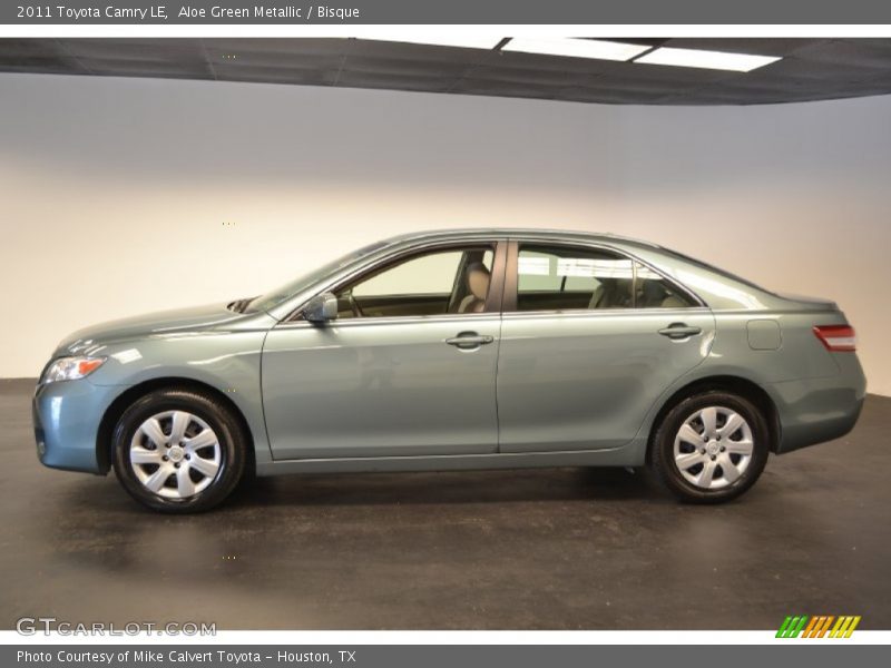 Aloe Green Metallic / Bisque 2011 Toyota Camry LE
