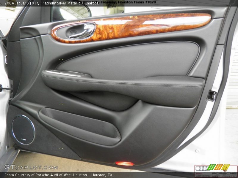 Platinum Silver Metallic / Charcoal 2004 Jaguar XJ XJR