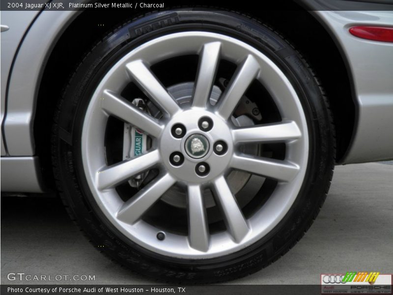 Platinum Silver Metallic / Charcoal 2004 Jaguar XJ XJR