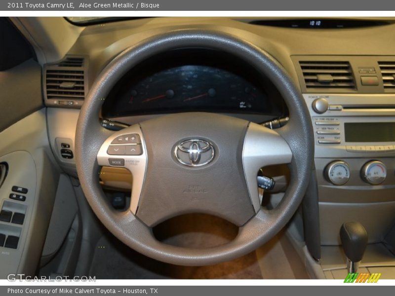 Aloe Green Metallic / Bisque 2011 Toyota Camry LE