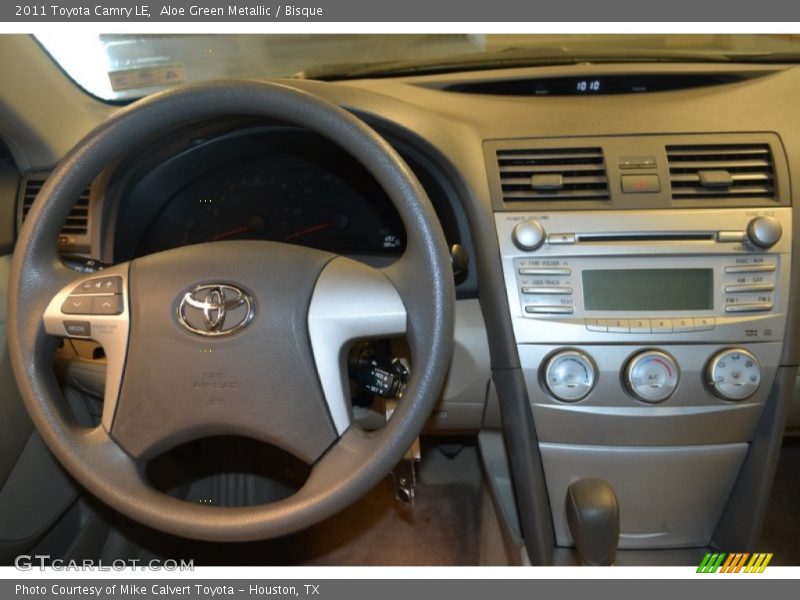 Aloe Green Metallic / Bisque 2011 Toyota Camry LE