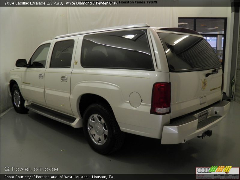 White Diamond / Pewter Gray 2004 Cadillac Escalade ESV AWD