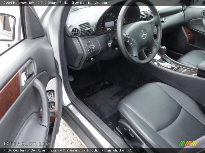 Brilliant Silver Metallic / Charcoal 2004 Mercedes-Benz C 240 Sedan
