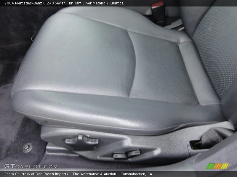 Brilliant Silver Metallic / Charcoal 2004 Mercedes-Benz C 240 Sedan