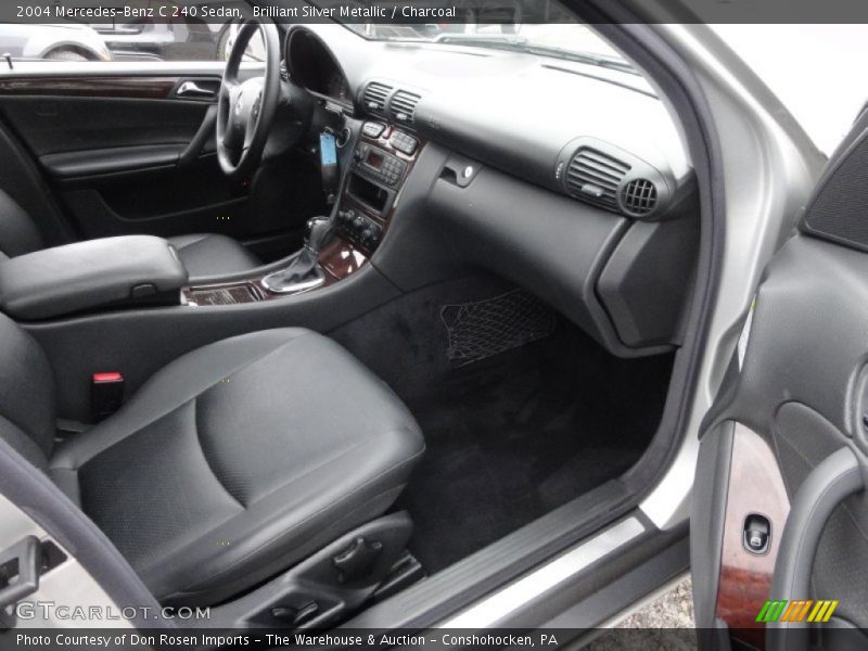 Brilliant Silver Metallic / Charcoal 2004 Mercedes-Benz C 240 Sedan