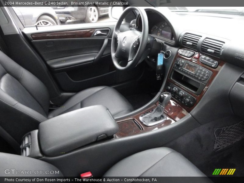 Brilliant Silver Metallic / Charcoal 2004 Mercedes-Benz C 240 Sedan